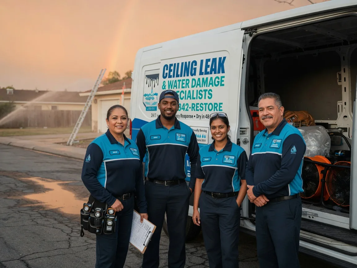 Ceiling Leak Cleanup company in Mesopotamia, OH
