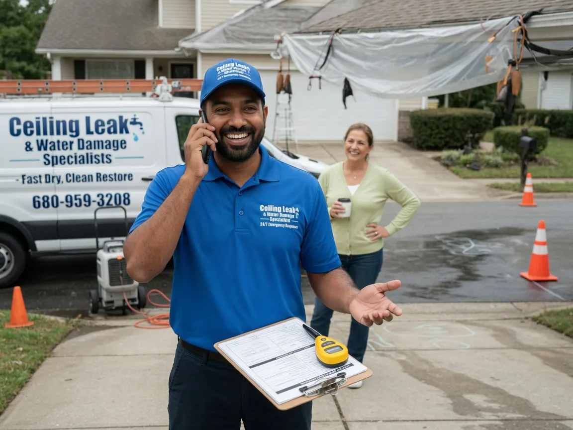 Ceiling Leak Cleanup Mesopotamia, OH FAQs
